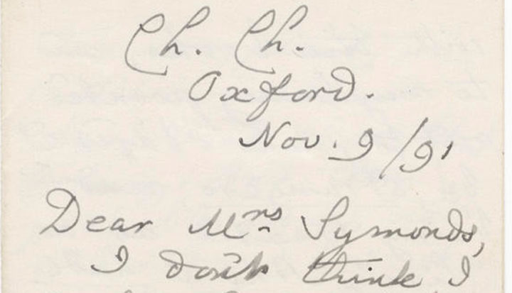 Письмо Льюиса Кэрролла ушло с молотка за 11,8 тыс фунтов