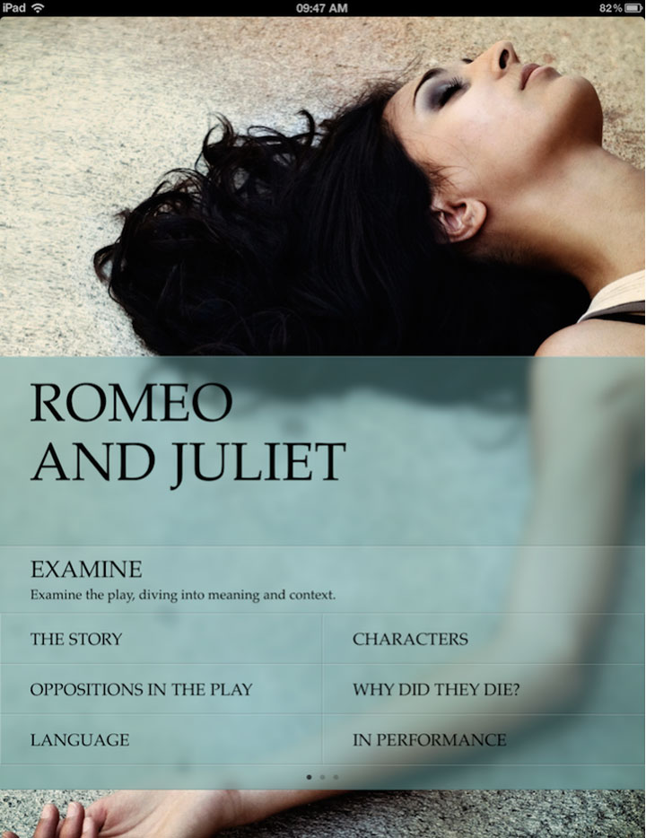 iPad-приложения по пьесам Шекспира