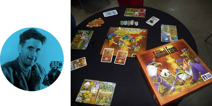 Настольные игры по мотивам литературных произведений: 1984: Animal Farm