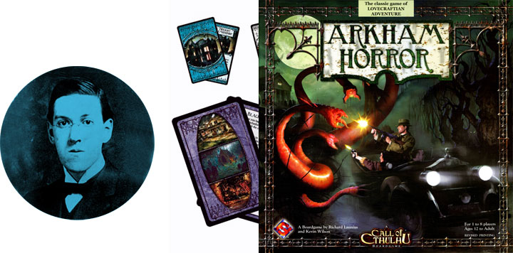Настольные игры по мотивам литературных произведений.Ужас Аркхэма